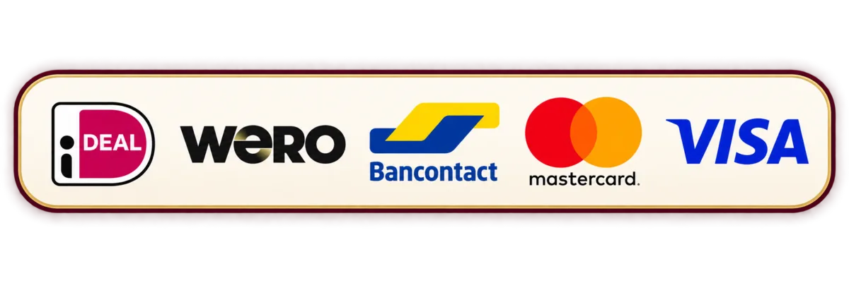 Betaalmethoden: iDEAL, Wero, Bancontact, Mastercard en Visa