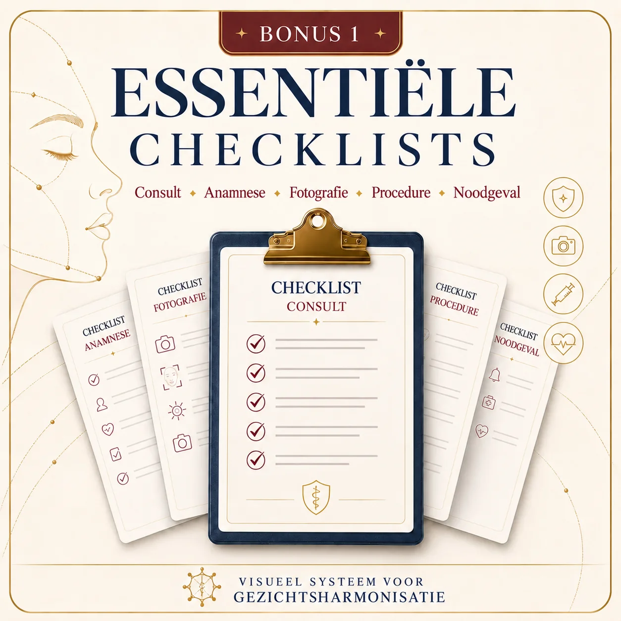 Bonus 1 — Checklists Faciale Harmonisatie