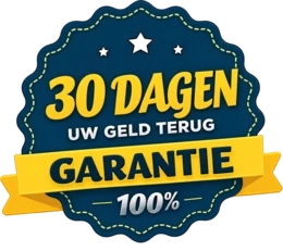 30 dagen garantie of uw geld terug
