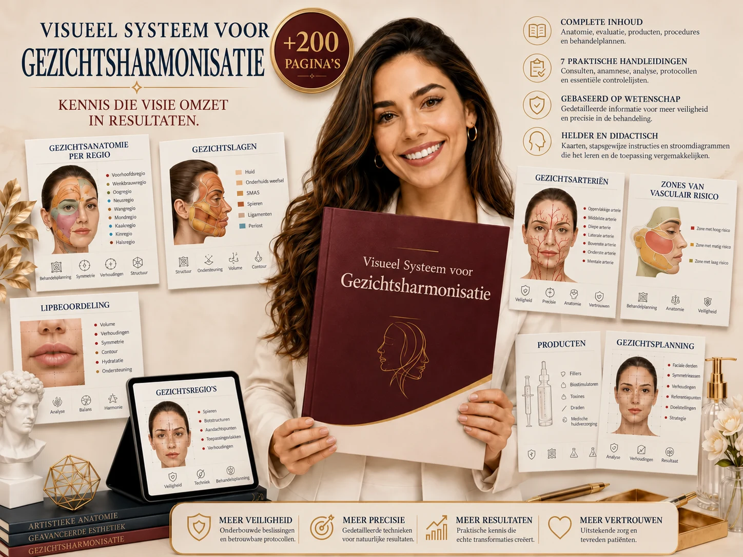 Visueel Systeem voor Faciale Harmonisatie — complete set